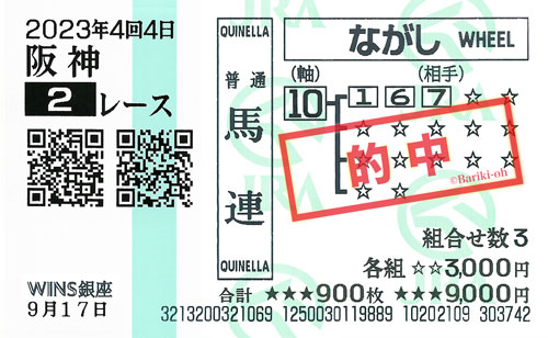 馬券画像