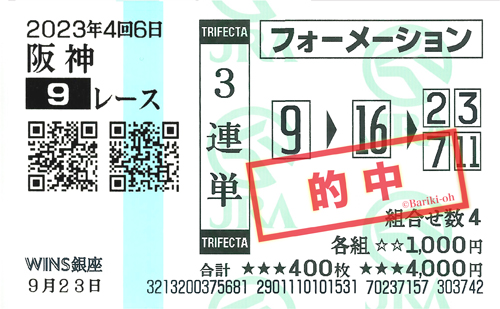馬券画像