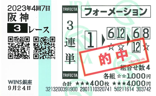 馬券画像