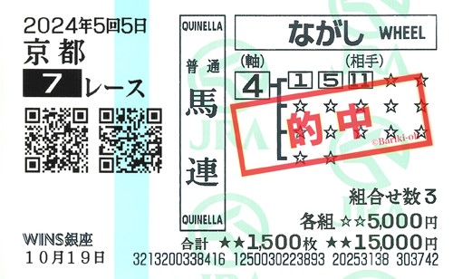 馬券画像